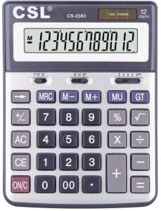 CSL CS-3809 12 Hane Masa Tipi Hesap Makinesi