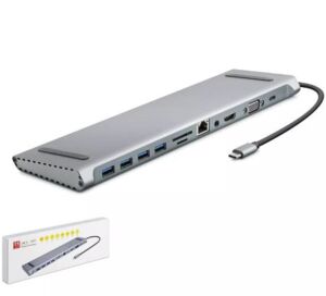 HADRON HDX7854 TYPE-C HDTV COMBO TYPE-C + HDMI 4K 30Hz + 4-USB3.0 + VGA + AUDIO +