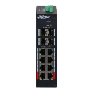 DAHUA 8port PoE 120w 4-SFP 10/100 Yönetilebilir Endüstriyel Switch HS4412-8ET-120