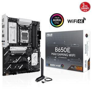 ASUS B650E MAX GAMING WIFI6E DDR5 HDMI DP PCIE 5.0 AM5 ATX
