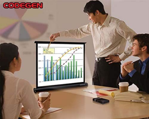 CODEGEN MX-40 81x61 Masaüstü Projeksiyon Perdesi