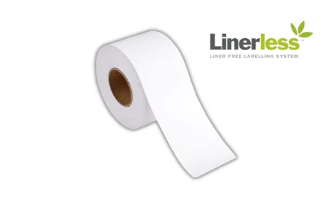 BIFO 60mm x 50m 25,4mm Göbek Beyaz Yapışkanlı Termal Linerless Etiket