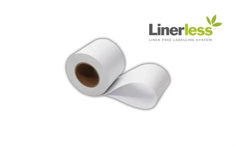BIFO 60mm x 50m 25,4mm Göbek Beyaz Yapışkanlı Termal Linerless Etiket