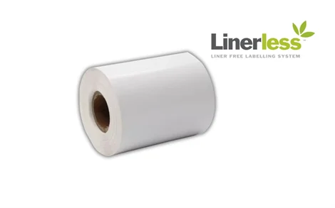 BIFO 60mm x 50m 25,4mm Göbek Beyaz Yapışkanlı Termal Linerless Etiket