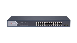 HIKVISION 24port PoE 370w 2-SFP Gigabit Yönetilebilir Switch DS-3E1526P-SI
