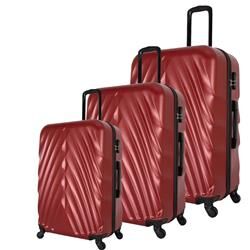 Wexta WX-400 3LÜ Set  Kırmızı Valiz