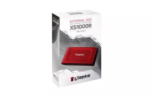 Kingston 2TB XS1000 SXS1000R-2000G Kırmızı USB 3.2 Gen 2 Taşınabilir SSD