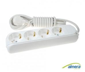 Almera 4lü 3mt Topraklı Priz (9240203)