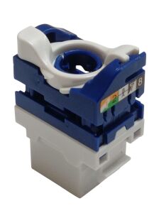 AGER Cat6 AC-601-BF 100'lü Kutu Keystone Jack 180derece Çevirmeli Tip