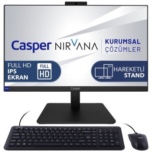 Casper Nirvana One A70.1235-8D00X-V i5 1235U 16GB 250GB M2 SSD Dos 23.8 FHD AIO