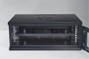 Racksan SE-6407S 7U Duvar Tipi Kabinet (350-530-400) Raf+Fan+Priz