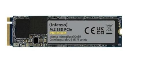 Intenso 500GB Premium Gen.3x4 NVMe 1.3 SSD 2100MB-1700MB-s Ssd Harddisk