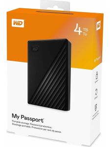 Wd 4Tb My Passport WDBPKJ0040BBK-WESN 2.5 USB 3.2 Siyah Harici Harddisk