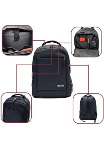 Dexim Dxbp11 Essential 15.6 Notebook Sırt Çantası Siyah (Suya Dayanıklı)