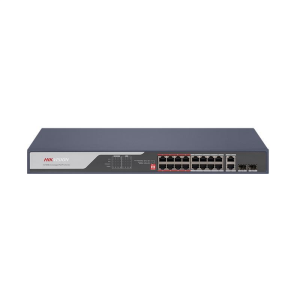 HIKVISION 16port PoE 225w 2-SFP 2-Uplink 10/100 Yönetilemez Switch DS-3E0318P-E