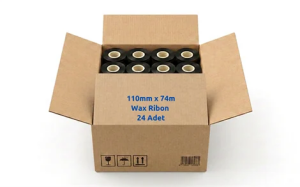 BIFO A410 wax.110mmx74m_out_FKS_24 110mm x 74m OUT Wax Ribon 24'lü Koli