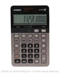 Casio JS-40B Profesyonel 14 Hane Masa Üstü Hesap Makinesi