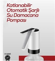 Apache K3 Şarjlı Su Pompası (Usb Şarj Grişi-Şarj Lambası-Paslanmaz Çelik)