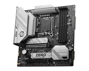 MSI B760M PROJECT ZERO DDR5 HDMI-DP TYPEC PCIE 4.0 1700p mATX