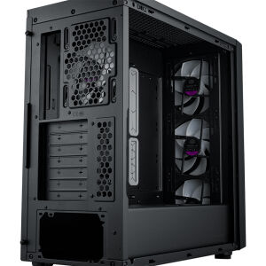 COOLERMASTER MASTERBOX 600 TG MB600-KGNN-S00 3-14CM RGB Fanlı Gaming EATX PC Kasası