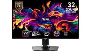 MSI 31.5 QD-OLED MAG 321UPX 0.03ms 240Hz HDMI-DP TYPEC Gaming Monitör 3840x2160
