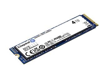 Kingston 4TB NV3 SNV3S-4000G 6000-5000MB-s PCI-Express 4.0 M.2 2280 Ssd Disk