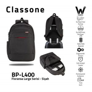 BP-L400 Floransa Large Sırt Çantası 15.6''-SİYAH