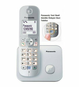 PANASONIC KX-TG6811 Kablosuz LCD Ekranl� Telefon Beyaz