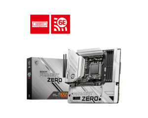 MSI B650M PROJECT ZERO WIFI6E DDR5 HDMI-DP TYPEC PCIE 4.0 AM5 mATX