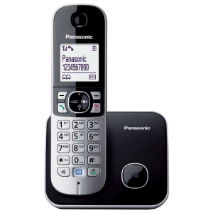 PANASONIC KX-TG6811 Kablosuz LCD Ekranl� Telefon Siyah