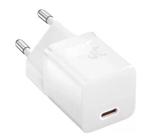 Baseus GaN5 Mini 30W Şarj Cihazı Beyaz (CCGN070502)