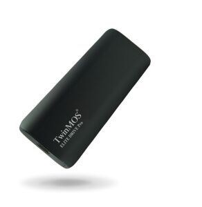 TwinMOS 2TB PSSD2TBEDP 2TB 1100-1050 MB-s USB 3.2-Type-C Siyah Taşınabilir SSD
