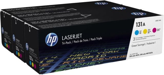 U0SL1AM No 131A 3'lü Kırmızı,Sarı,Mavi 1800 Sayfa Lazer Toner