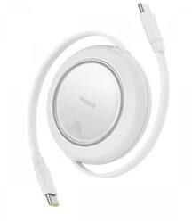 Baseus P10364500213-01 100W 1,5m ree2 Pull Mini Kablolu USB-C Şarj Kablosu Beyaz