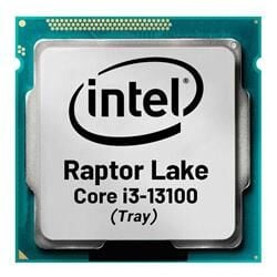 Intel Raptor Lake I3 13100 TRAY 3.40GHZ ~ 4.50GHZ 12MB 1700P Kutusuz İşlemci