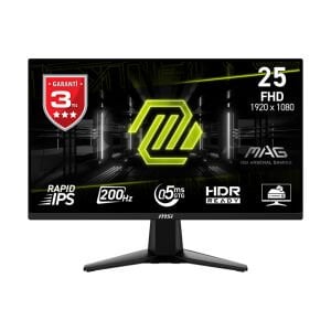 MSI 24.5 RAPID IPS MAG 255F E20 0.5ms 200Hz HDMI-DP Gaming Monitör 1920x1080