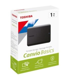 Toshiba 1TB Canvio Basic 2.5 Gen1 USB 3.2 Harici Harddisk (HDTB510EK3AA)