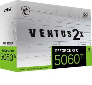 MSI 8GB RTX5060TI VENTUS 2X OC WHITE PLUS GDDR7 128bit HDMI-DP PCIE 5.0