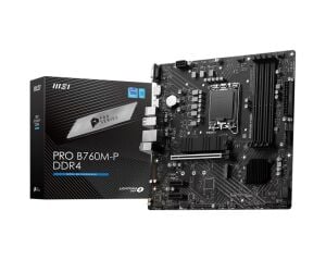 MSI PRO B760M-P DDR4 HDMI DP PCIe 16X v4.0 1700p mATX