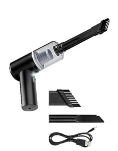 Proseg PR-AS01 3000pa Şarjlı 1200 mAh Batarya Siyah Araç İçi El Süpürgesi