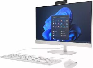 Hp ProOne 245 G10 8T2W6ES Ryzen 5-7520U 16GB 512GB SSD 23.8 Beyaz FreeDos All in One Bilgisayar