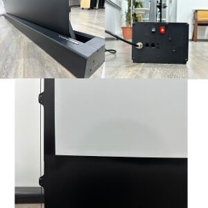 Codegen 212x123 cm Taşınabilir Portatif Elektrikli Pull Up Floor Screen Projeksiyon Perdesi PEX-200