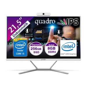 Quadro Stark Touch H8120-T45825 Ci5 4590S 3.0Ghz 8gb 256gb 19.5  Dokunmatik Freedos AIO Bilgisayar