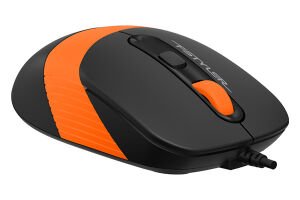 A4TECH FM10 Kablolu USB 1600dpi Siyah/Turuncu Mouse