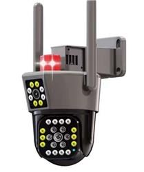 OKam O-KAM 6015 6MP Dual Lens WIFI PTZ 3.5 ''Dual Screen Image, 15Pcs Leds Dual Light