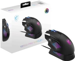 MSI GG Versa Pro W Kablosuz White 26000dpi Gaming Mouse Dock Pro