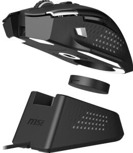 MSI GG Versa Pro W Kablosuz White 26000dpi Gaming Mouse Dock Pro
