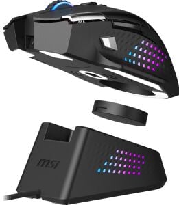 MSI GG Versa Pro W Kablosuz White 26000dpi Gaming Mouse Dock Pro