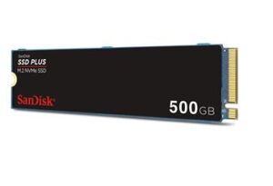 SanDisk 500GB SSD PLUS 2400MB-1500MB-s M.2 PCIe Gen 3.0 NVMe SSD SDSSDA3N-500G-G26