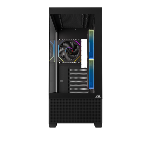 POWERBOOST 750W 80+ BRONZE PB-J9031BM 3-ARGB Fanlı SeaView Gaming Mid-Tower PC Kasası